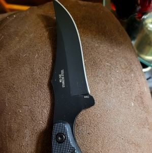 Stainless steel knife and holster
